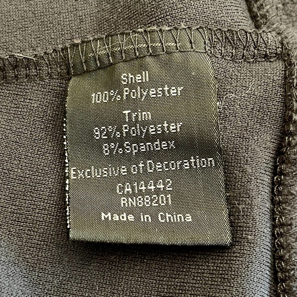 Mondetta Black Red Jacket Wmns XL Full Zip+2 Pockets Thumb Hole Sleeve 400 S1260 - Picture 9 of 9